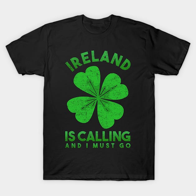 Ireland Shamrock Vintage Irish Saint Patrick's Day T-Shirt by shirtsyoulike